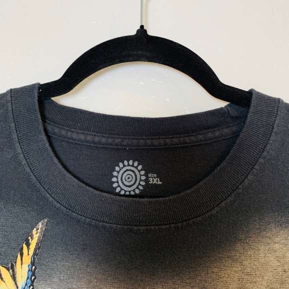 The Mountain Black Tee Shirt Selfies Howard Robinson Animal Faces Mens 3XL Pets - Picture 2 of 16